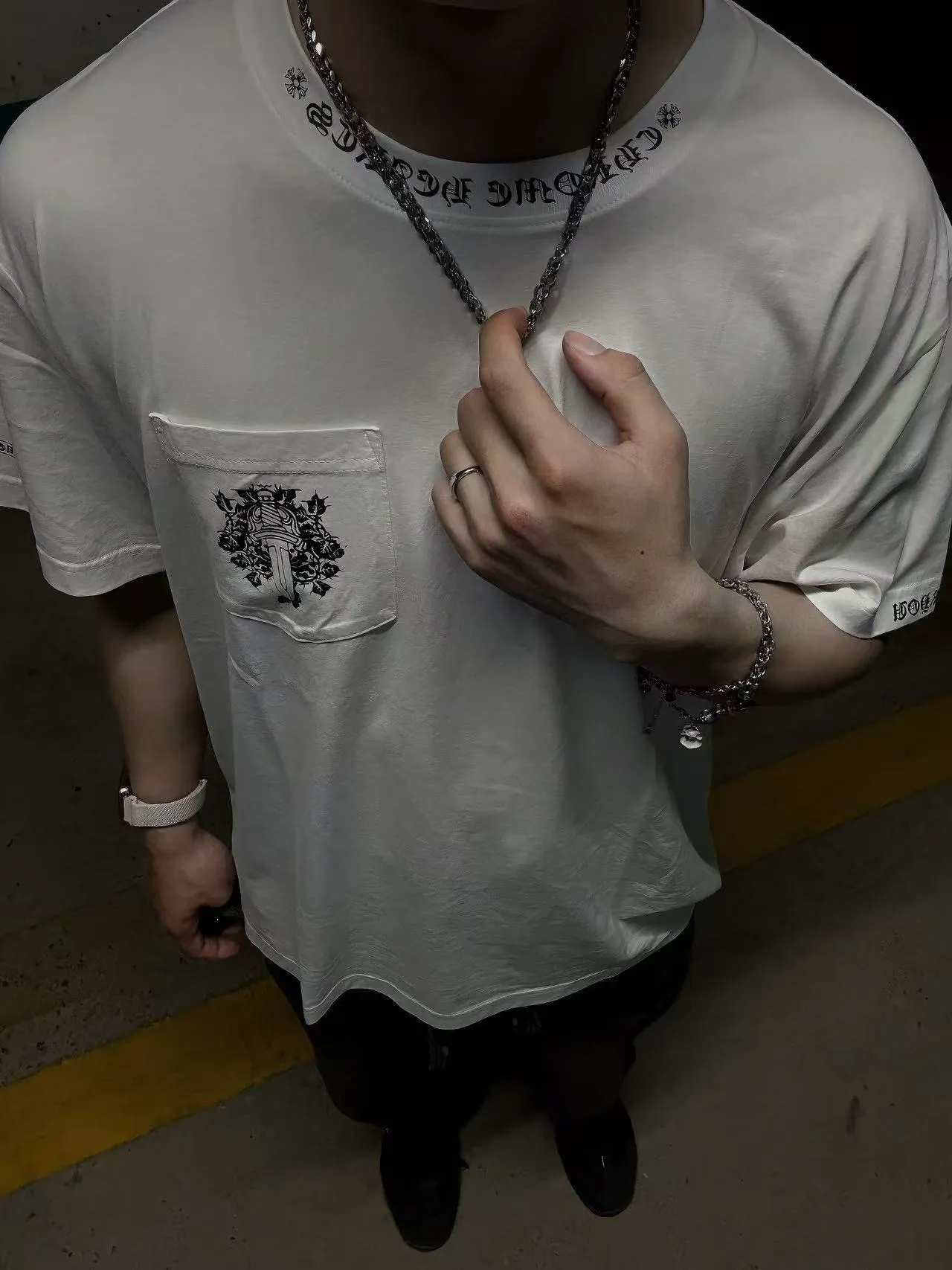 【 】Chrome Hearts （White）